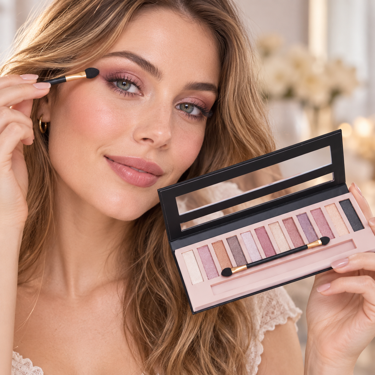 π¨ Eye-Catching | Silky Multi-Color Everyday Palette | Makeup-Lover Shimmer Finish