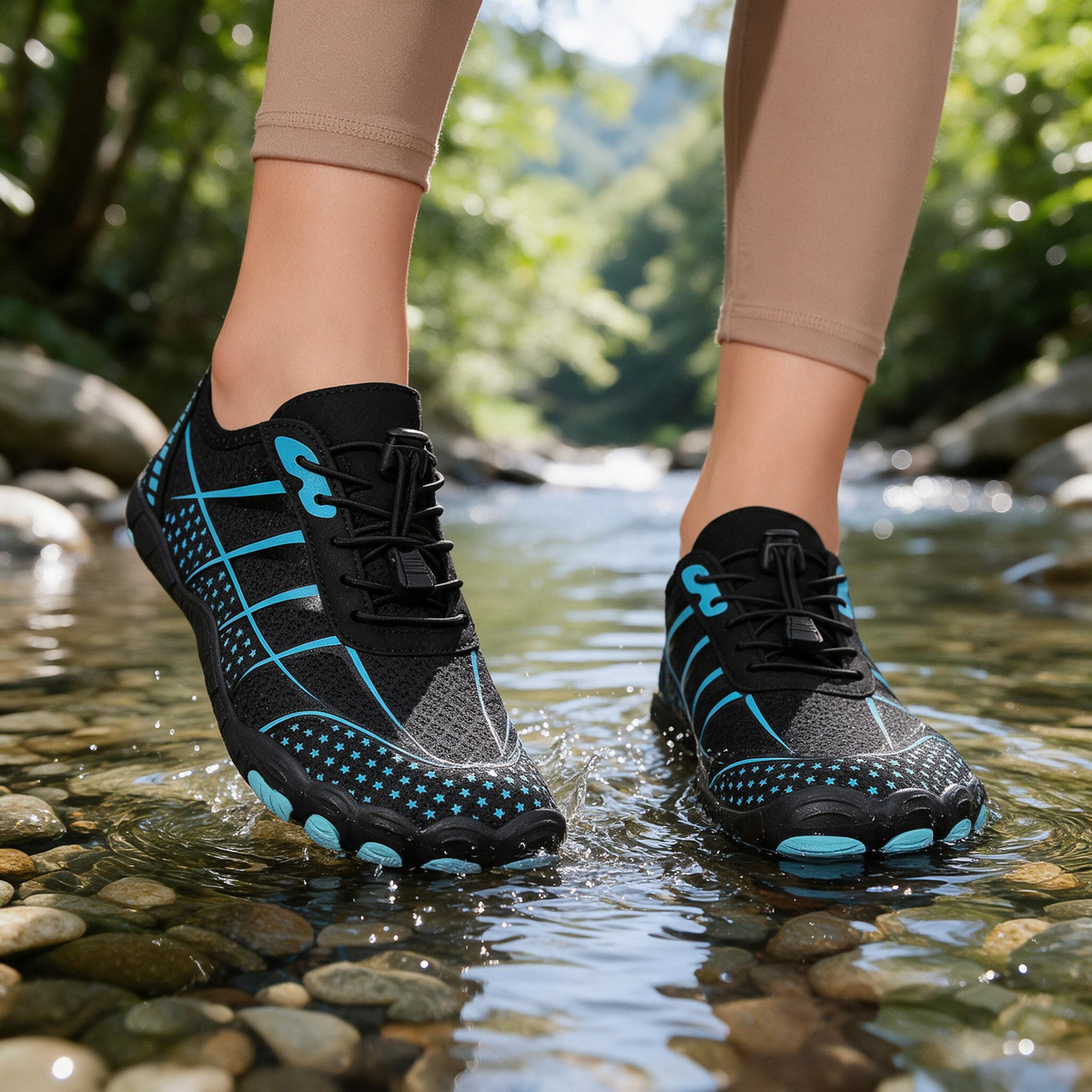 š Water Shoes | Mesh Design | Beach Gift | Aqua Accents