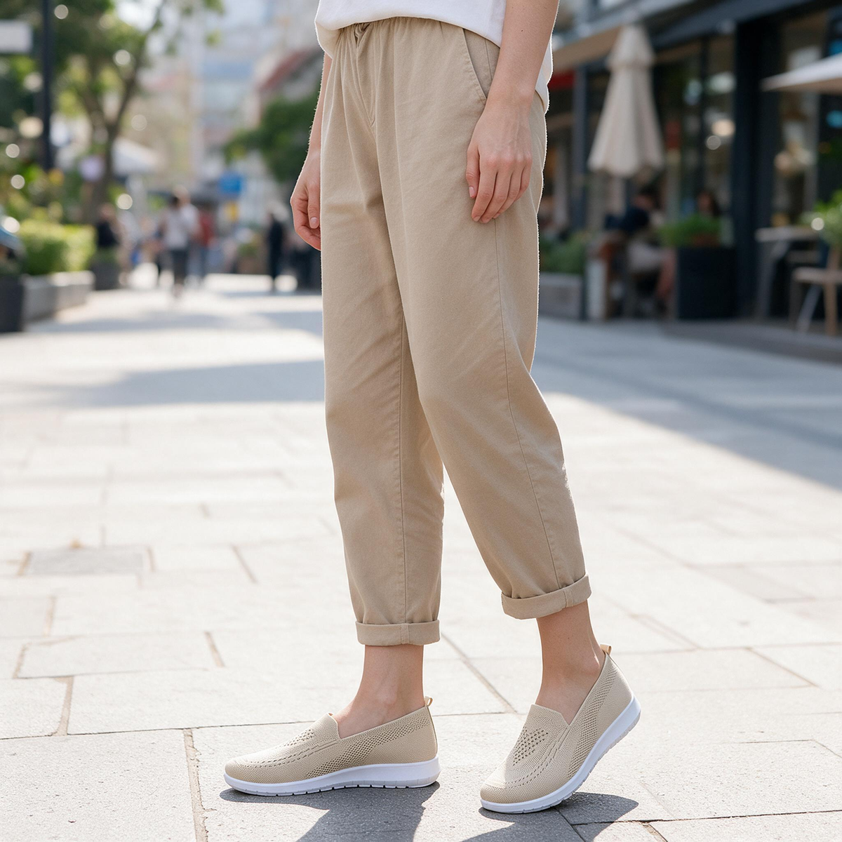 πΏ Slip-On Shoes | Breathable Knit | Everyday Comfort for Travelers