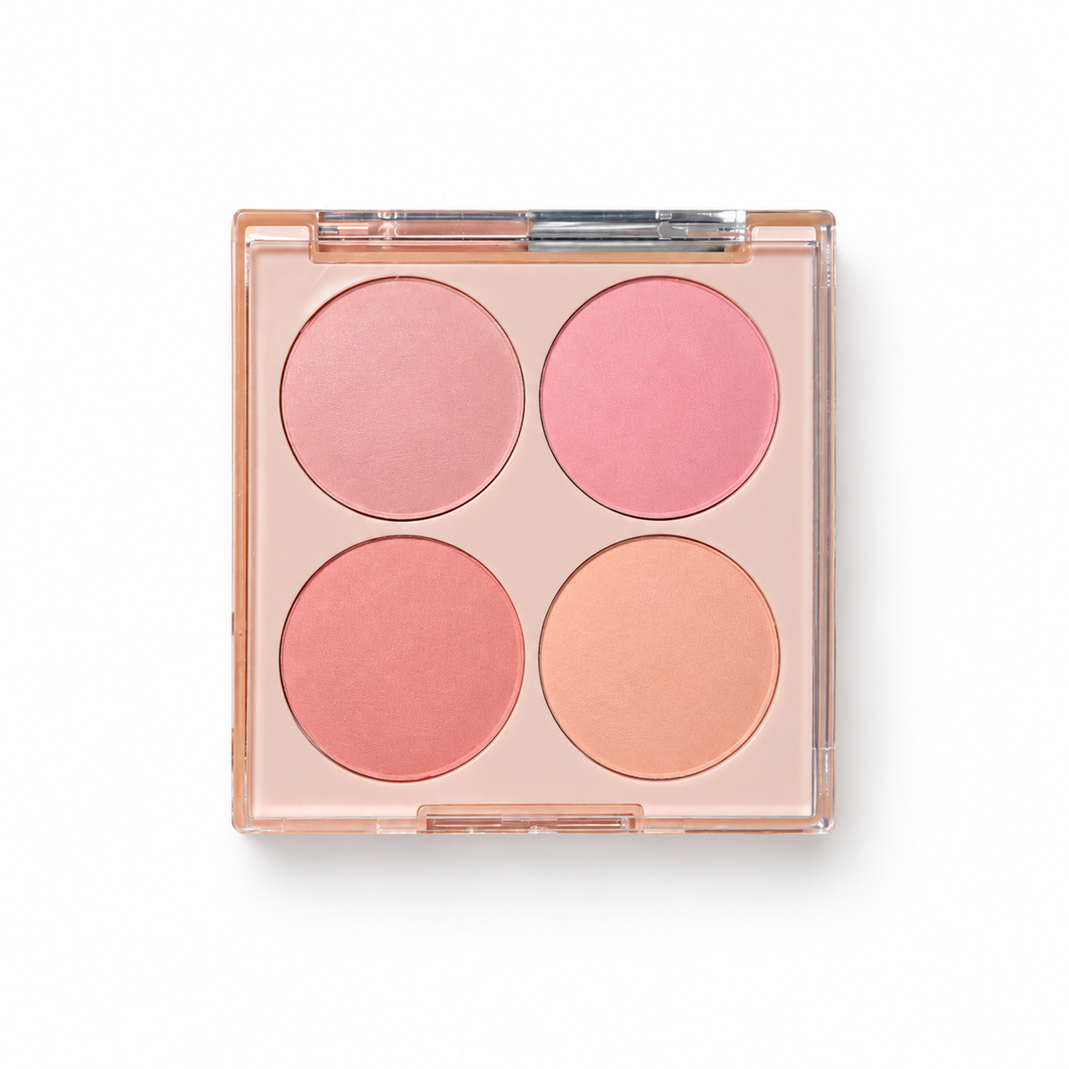 🌷 Beauty-Lovers | Four-Tone Powder Blush Palette | Soft Summer Radiance