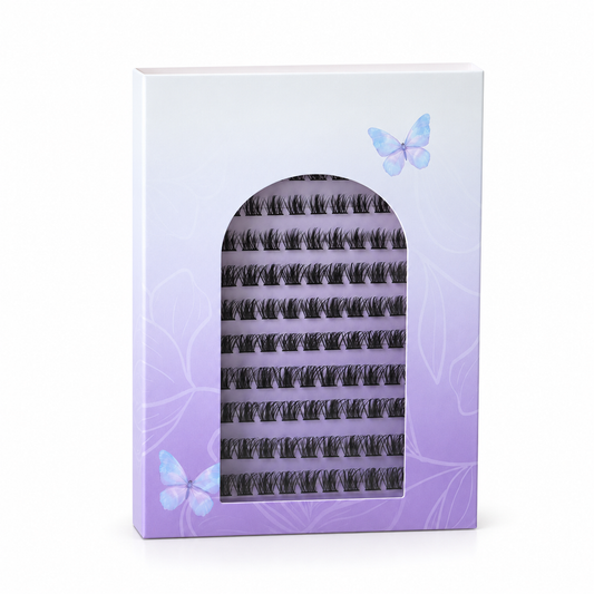 🦋 Lash-Lovers | Soft Fiber DIY Clusters | Dreamy Butterfly Elegance