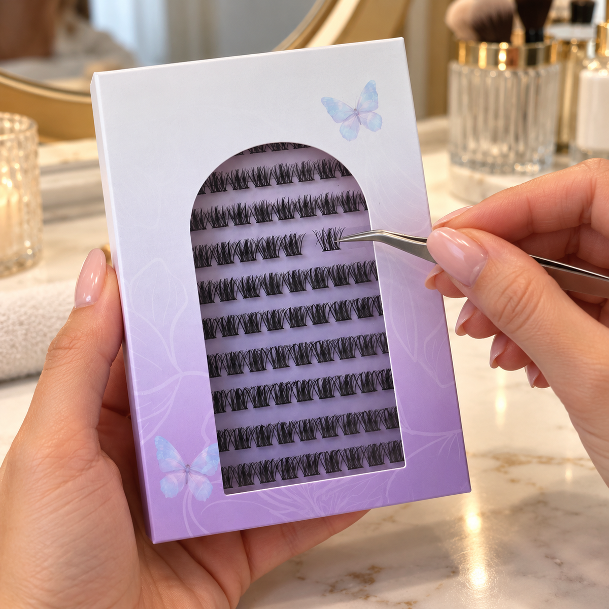 🦋 Lash-Lovers | Soft Fiber DIY Clusters | Dreamy Butterfly Elegance