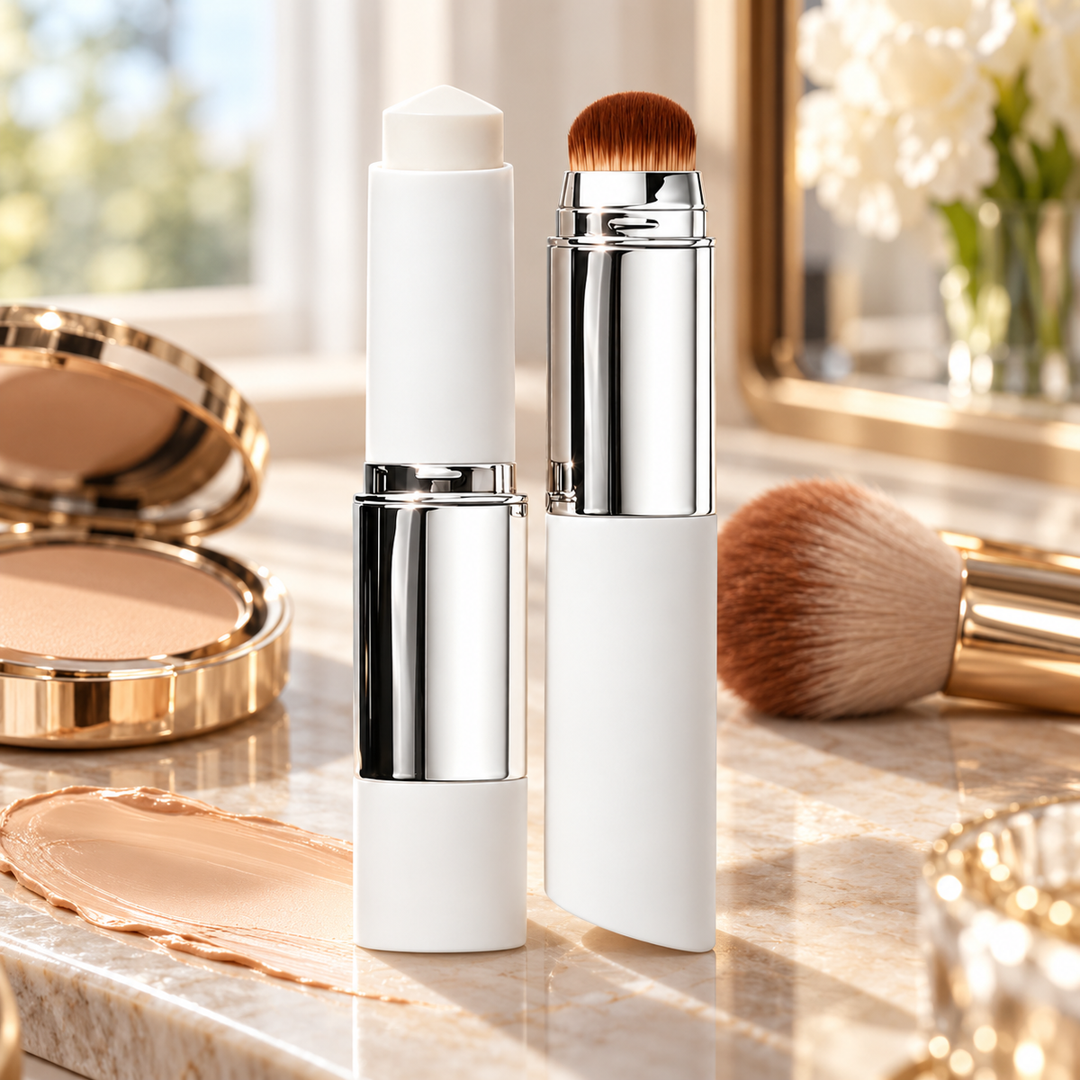 🪄 Flawless-Ready | Silky Dual-Ended Daily Essential | Seamless Complexion Finish