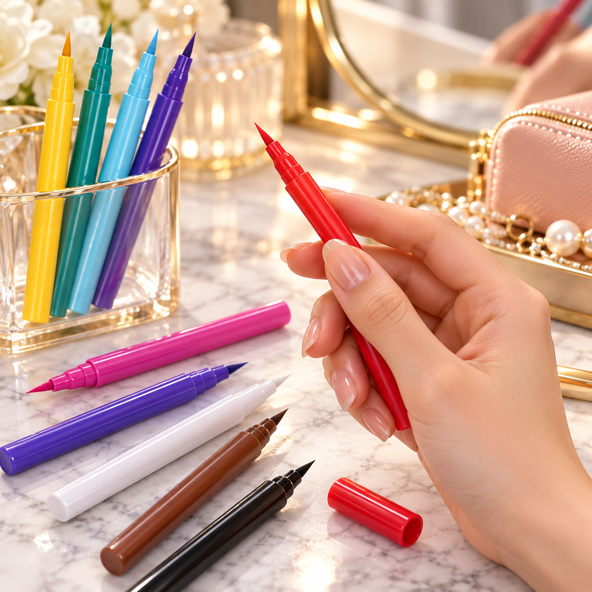 🖊️ Precision-Liner | Ultra-Fine Color Daily Essential | Beauty-Lover Defined Eyes