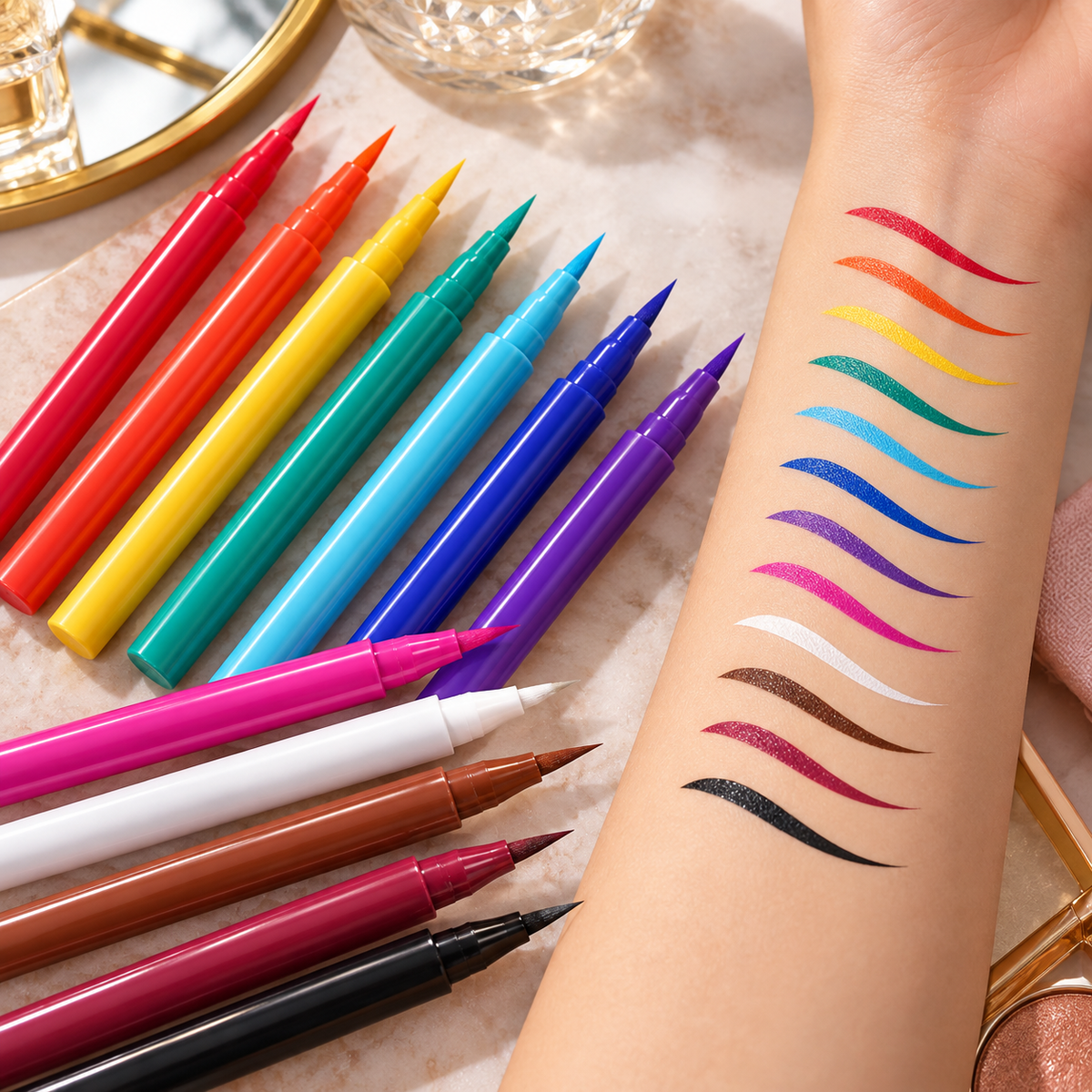 🖊️ Precision-Liner | Ultra-Fine Color Daily Essential | Beauty-Lover Defined Eyes