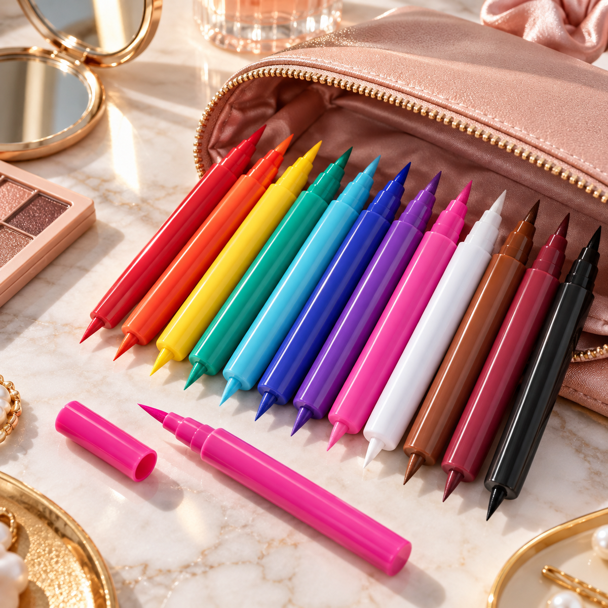 🖊️ Precision-Liner | Ultra-Fine Color Daily Essential | Beauty-Lover Defined Eyes