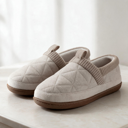 🧸 Slippers | Quilted Plush Comfort | Cozy Gift for Her