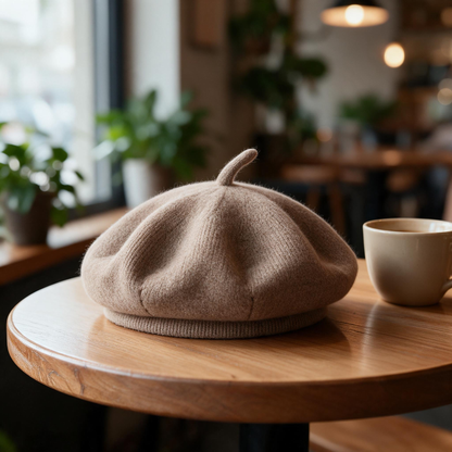 🧶 Beret | Wool-Blend | Citywear | Her Gift | Timeless French Chic