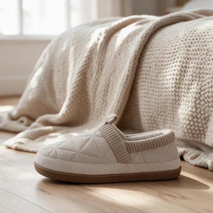 🧸 Slippers | Quilted Plush Comfort | Cozy Gift for Her