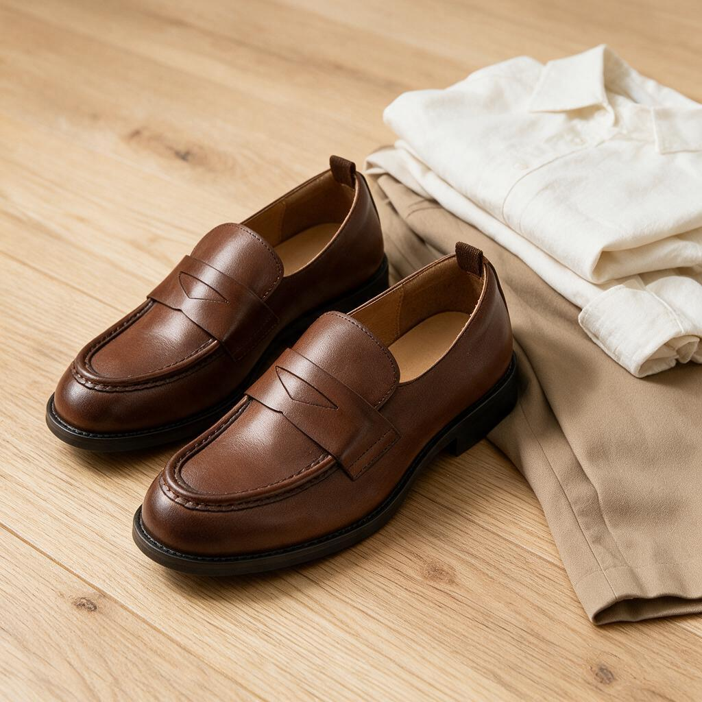 🥿 Penny Loafers | Leather-Look Office Wear | Giftable Classic Style