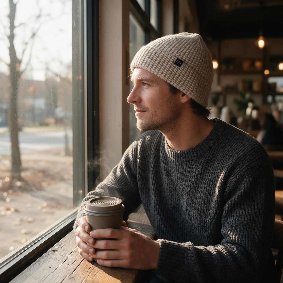 🧶 Beanie Hats | Merino Wool | Winter Gifts | Ribbed Elegance