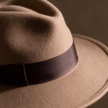 🤎 Fedora | Wool Felt | Travel | Women | Classic Wide-Brim Elegance