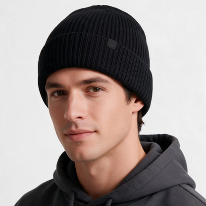 🧶 Beanie Hats | Merino Wool | Winter Gifts | Ribbed Elegance