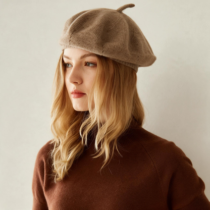 🧶 Beret | Wool-Blend | Citywear | Her Gift | Timeless French Chic