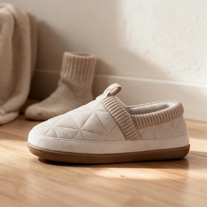 🧸 Slippers | Quilted Plush Comfort | Cozy Gift for Her