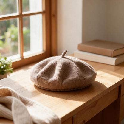 🧶 Beret | Wool-Blend | Citywear | Her Gift | Timeless French Chic