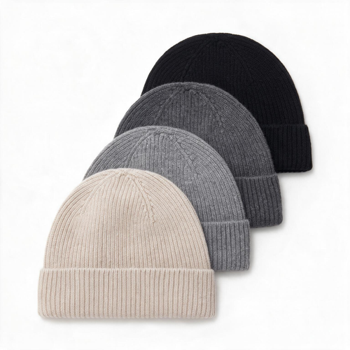 🧶 Beanie Hats | Merino Wool | Winter Gifts | Ribbed Elegance