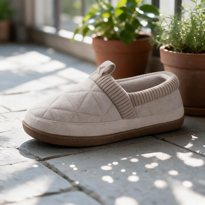 🧸 Slippers | Quilted Plush Comfort | Cozy Gift for Her